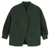 British Green – Chaqueta kimono de tafetán técnico