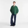 British Green – Chaqueta kimono de tafetán técnico