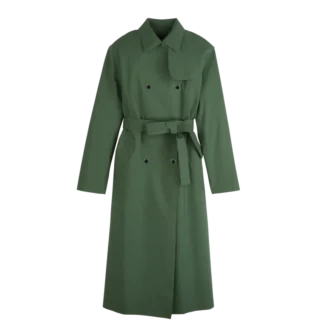 British Green – Gabardina técnica repelente al agua