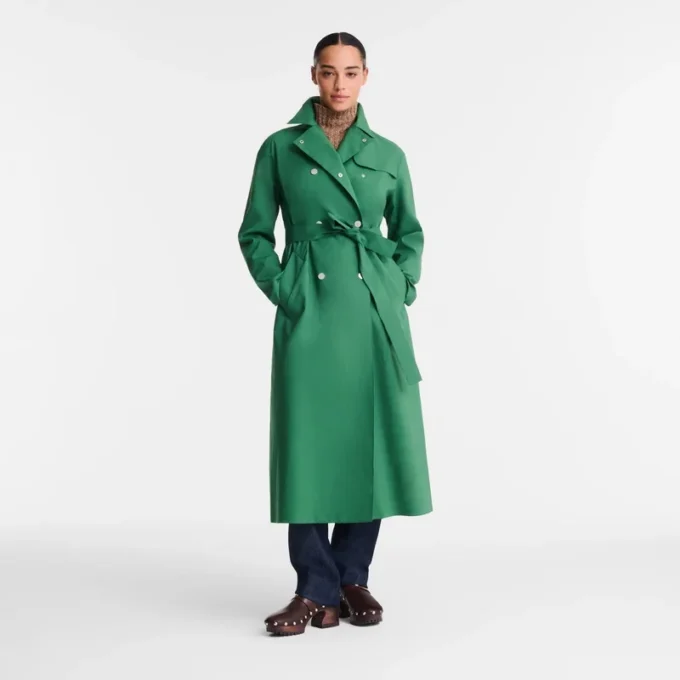 British Green – Gabardina técnica repelente al agua