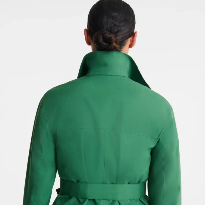 British Green – Gabardina técnica repelente al agua
