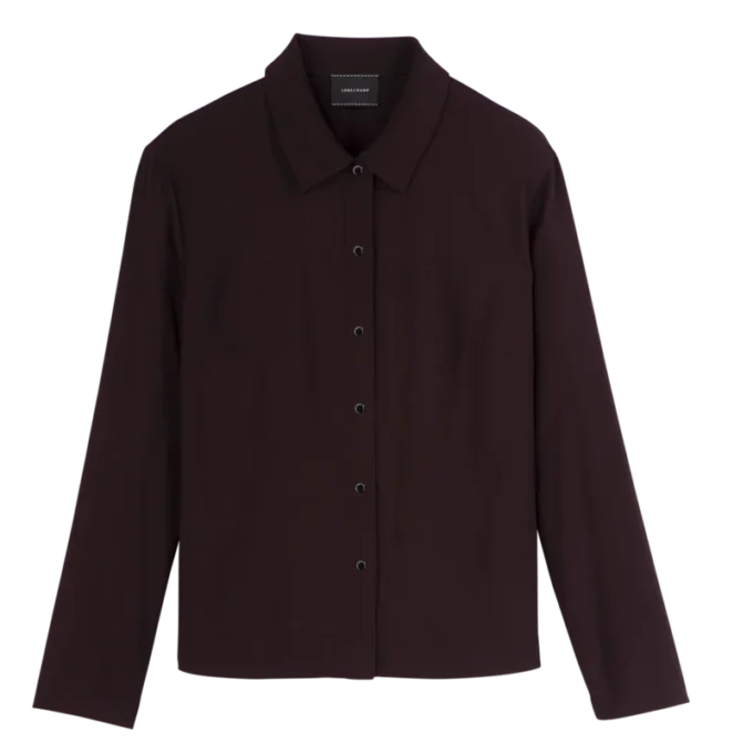 Burdeos – Camisa de crepé