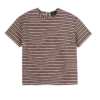 Burdeos – Camiseta de popelín a rayas