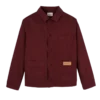 Burdeos – Chaqueta de algodón sobreteñido