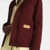 Burdeos – Chaqueta de algodón sobreteñido