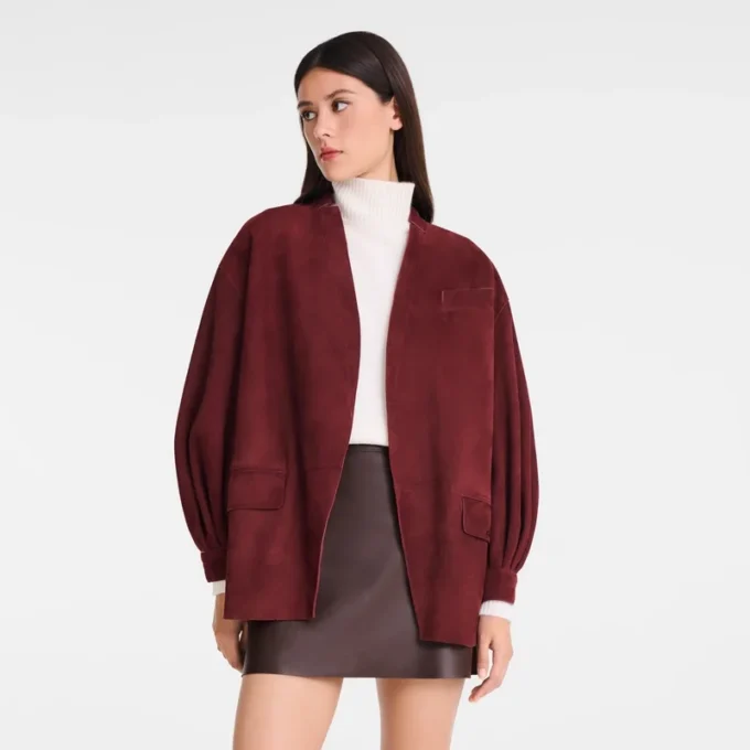 Burdeos – Chaqueta de cuero