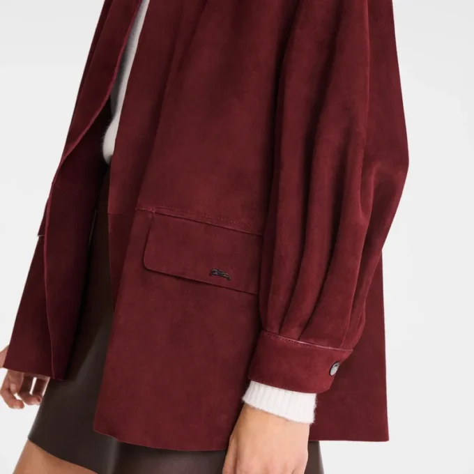 Burdeos – Chaqueta de cuero