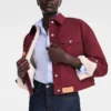 Burdeos – Chaqueta de lona técnica repelente al agua