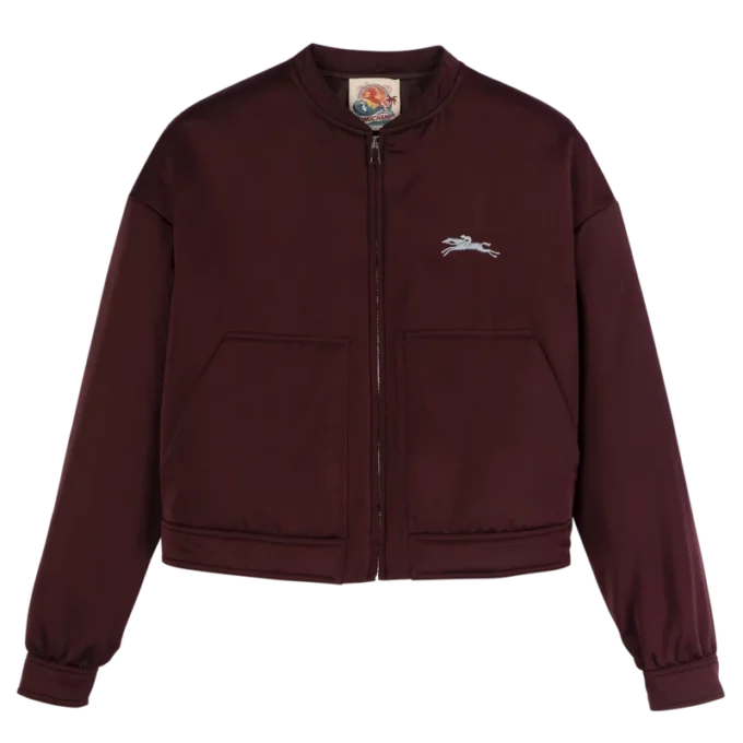 Burdeos – Chaqueta de satén