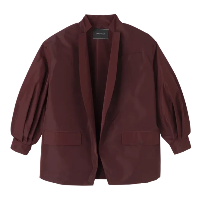 Burdeos – Chaqueta kimono de tafetán técnico