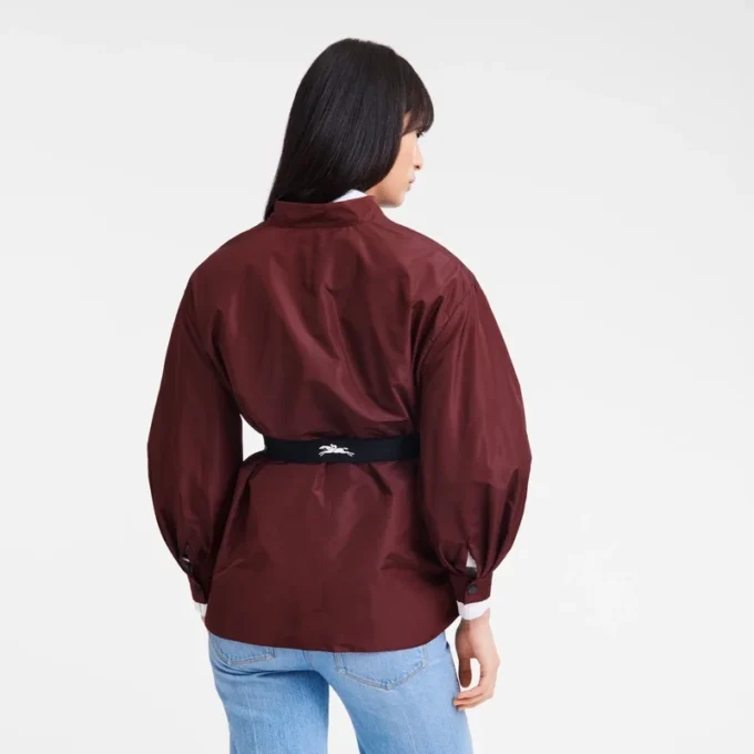 Burdeos – Chaqueta kimono de tafetán técnico