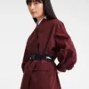 Burdeos – Chaqueta kimono de tafetán técnico