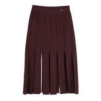 Burdeos – Falda midi de punto