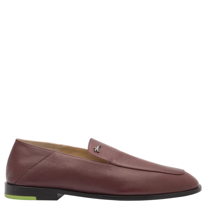 Burdeos – Mocasín Au Sultan de piel