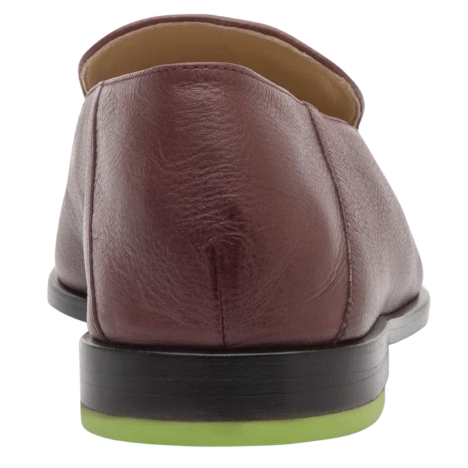 Burdeos – Mocasín Au Sultan de piel