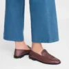 Burdeos – Mocasín Au Sultan de piel