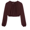 Burdeos – Top de jersey crepé