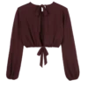 Burdeos – Top de jersey crepé