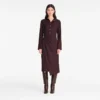 Burdeos – Vestido de crepé