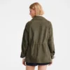Caqui – Chaqueta safari de piel