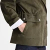 Caqui – Chaqueta safari de piel