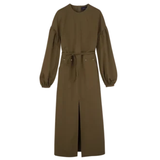 Caqui – Vestido de popelín