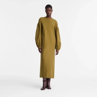 Caqui – Vestido de popelín