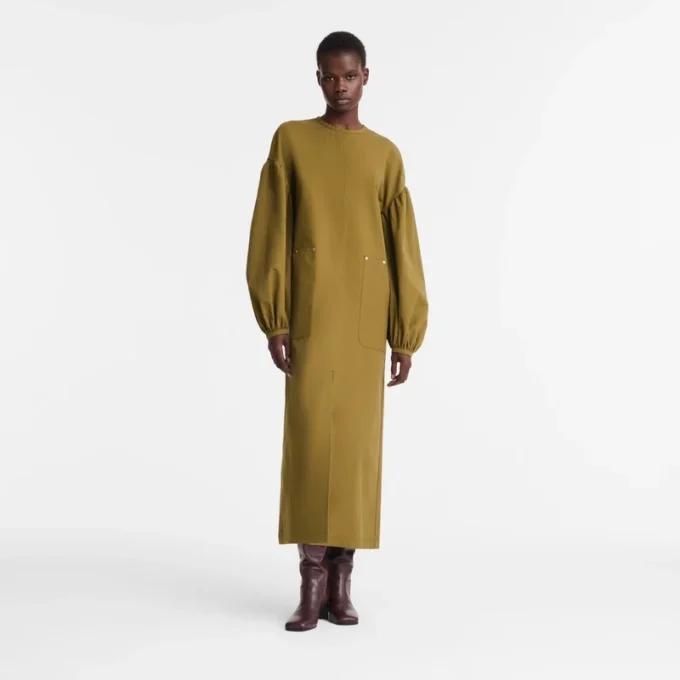 Caqui – Vestido de popelín