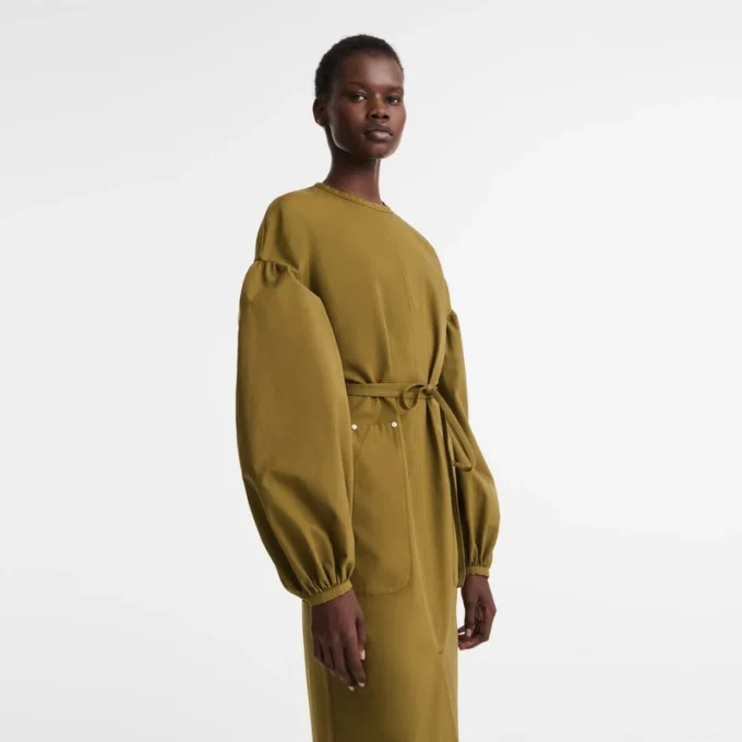 Caqui – Vestido de popelín