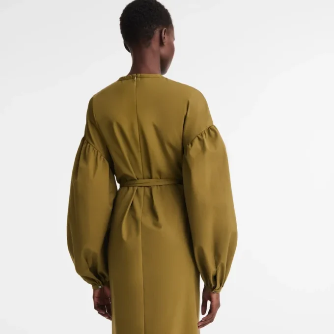 Caqui – Vestido de popelín