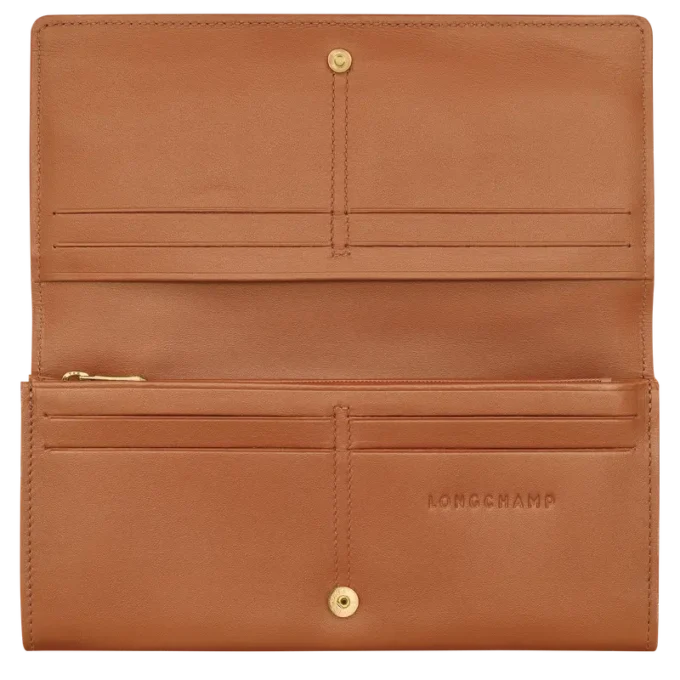 Cartera continental larga Le Roseau