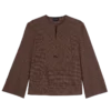 Cashew – Blusa de algodón jacquard