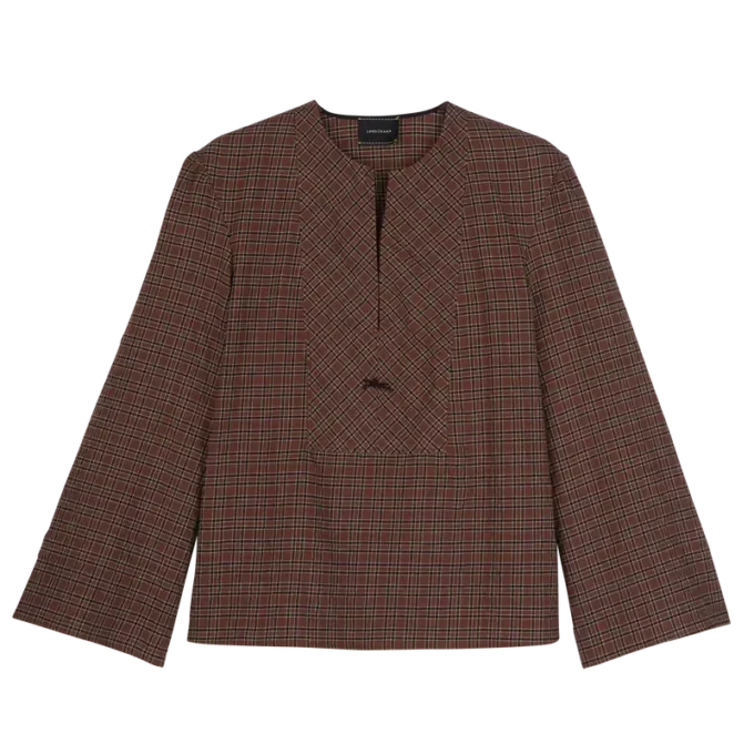 Cashew – Blusa de algodón jacquard