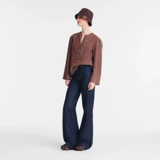 Cashew – Blusa de algodón jacquard