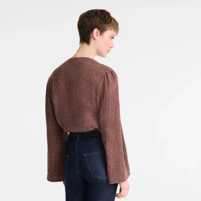 Cashew – Blusa de algodón jacquard