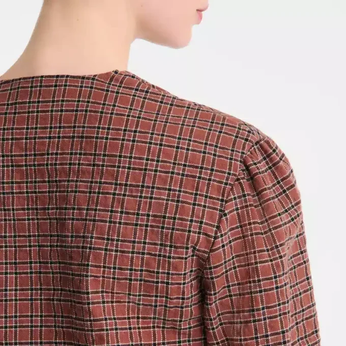 Cashew – Blusa de algodón jacquard