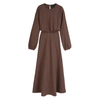 Cashew – Vestido de algodón jacquard