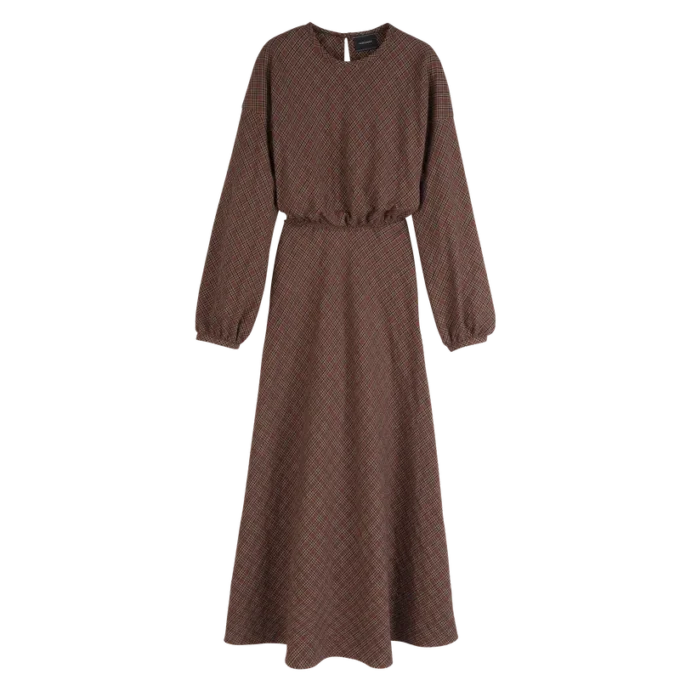 Cashew – Vestido de algodón jacquard