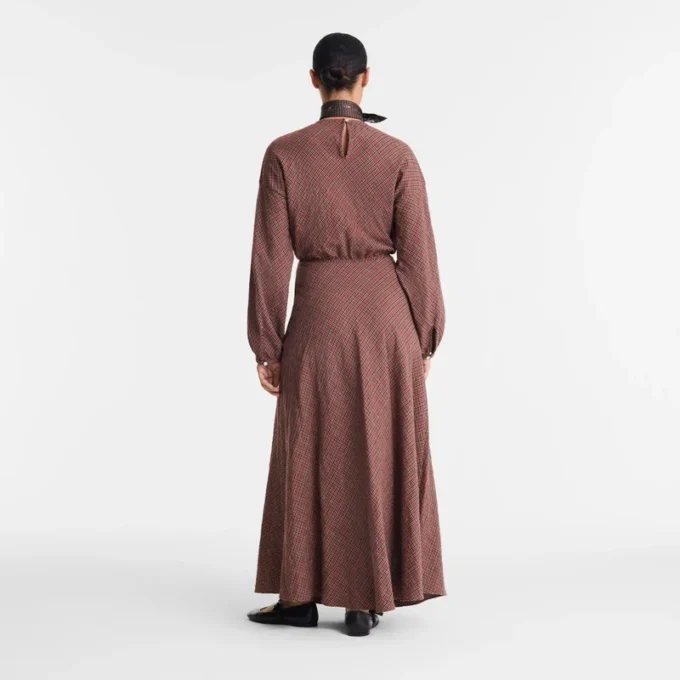 Cashew – Vestido de algodón jacquard