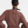 Cashew – Vestido de algodón jacquard