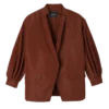 Castaño – Chaqueta kimono de tafetán técnico
