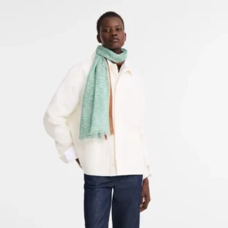 Celadón – Estampado de caballos Bufanda Chevaux
