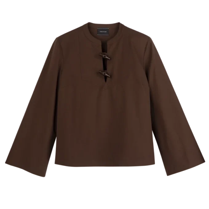 Chocolate – Camisa de popelín