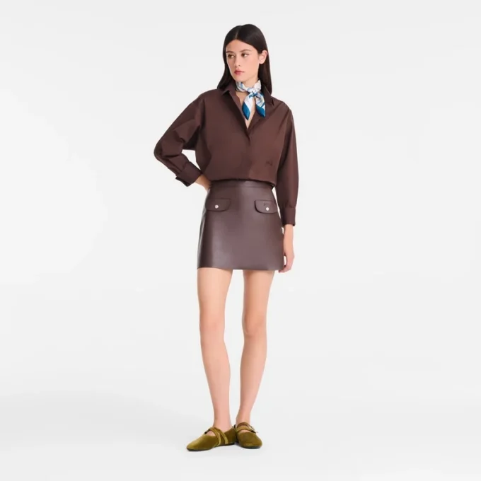 Chocolate – Camisa de popelín