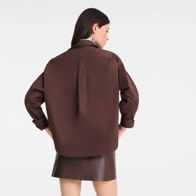Chocolate – Camisa de popelín