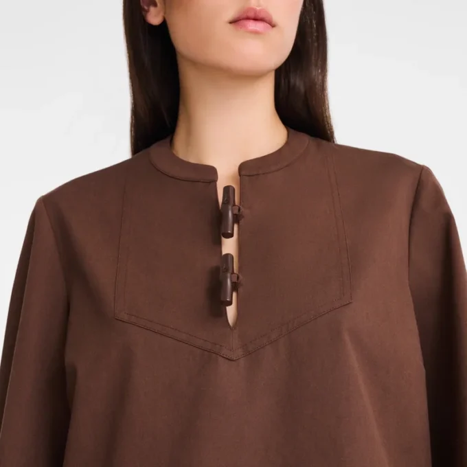 Chocolate – Camisa de popelín