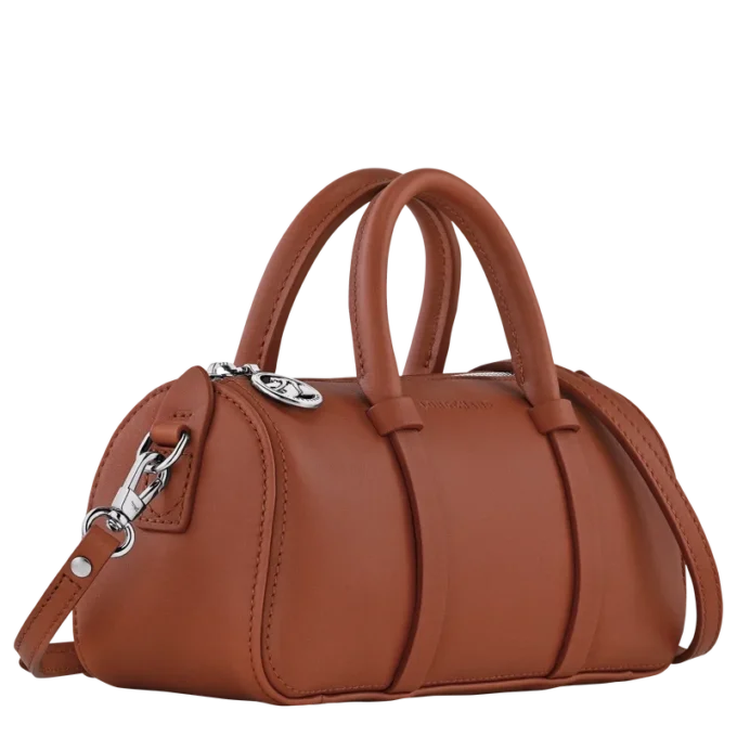Cognac – Bolso de mano Daylong S de piel