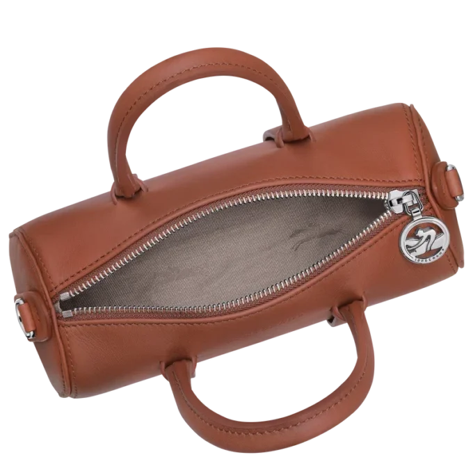 Cognac – Bolso de mano Daylong S de piel