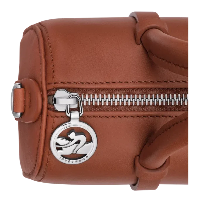 Cognac – Bolso de mano Daylong S de piel