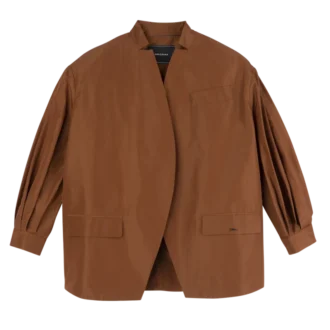 Cognac – Chaqueta kimono de tafetán técnico